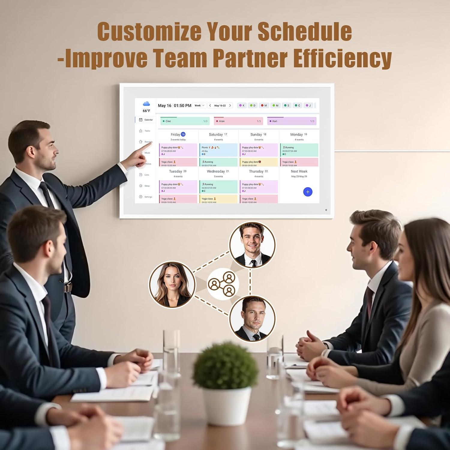 Calendario Digital Inteligente LiviNGPAi 21.5" Pantalla Táctil HD
