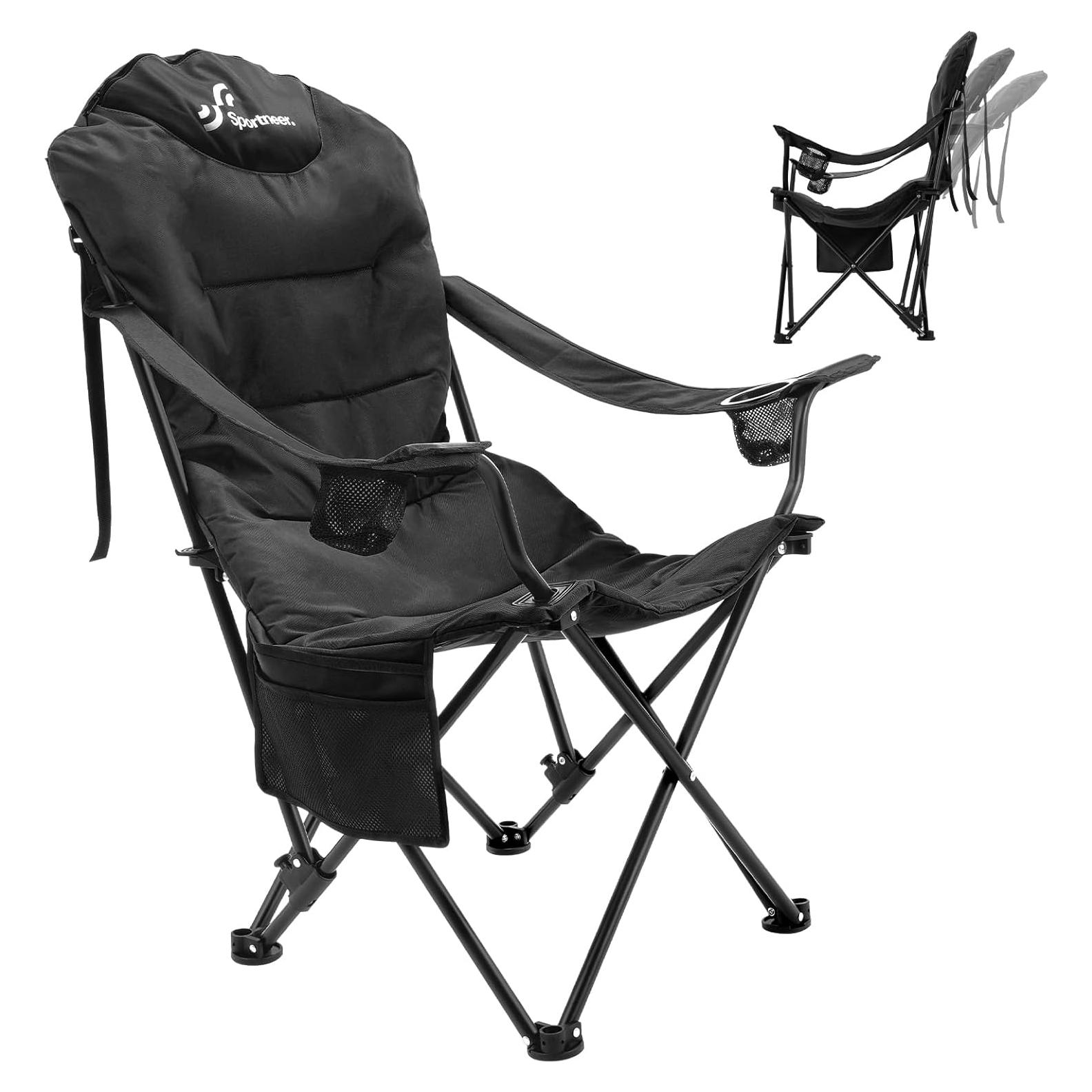 Silla de Camping Plegable Sportneer con Respaldo Ajustable