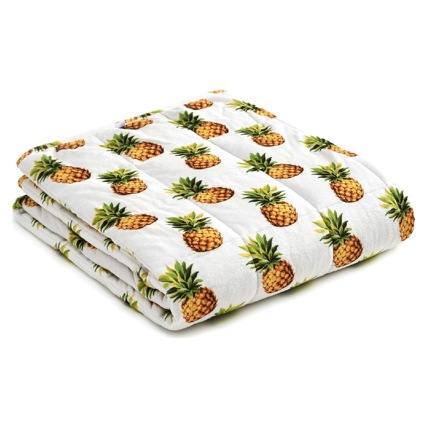 Manta con Peso YnM Difusa 6.8kg 121.9x182.9cm Piña