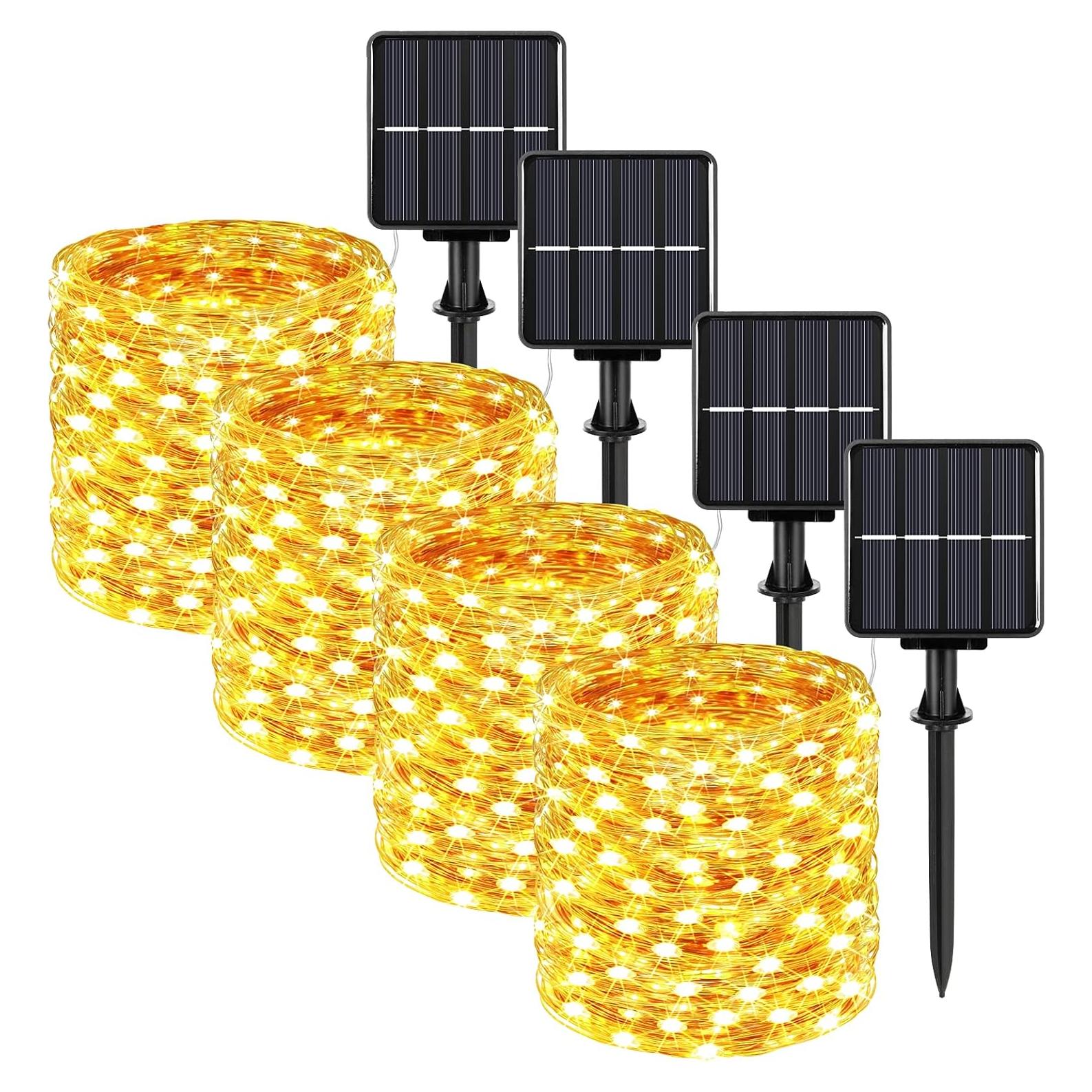 Luces de Cuerda LED Solares Beslowe 21.9m 800LED 8 Modos