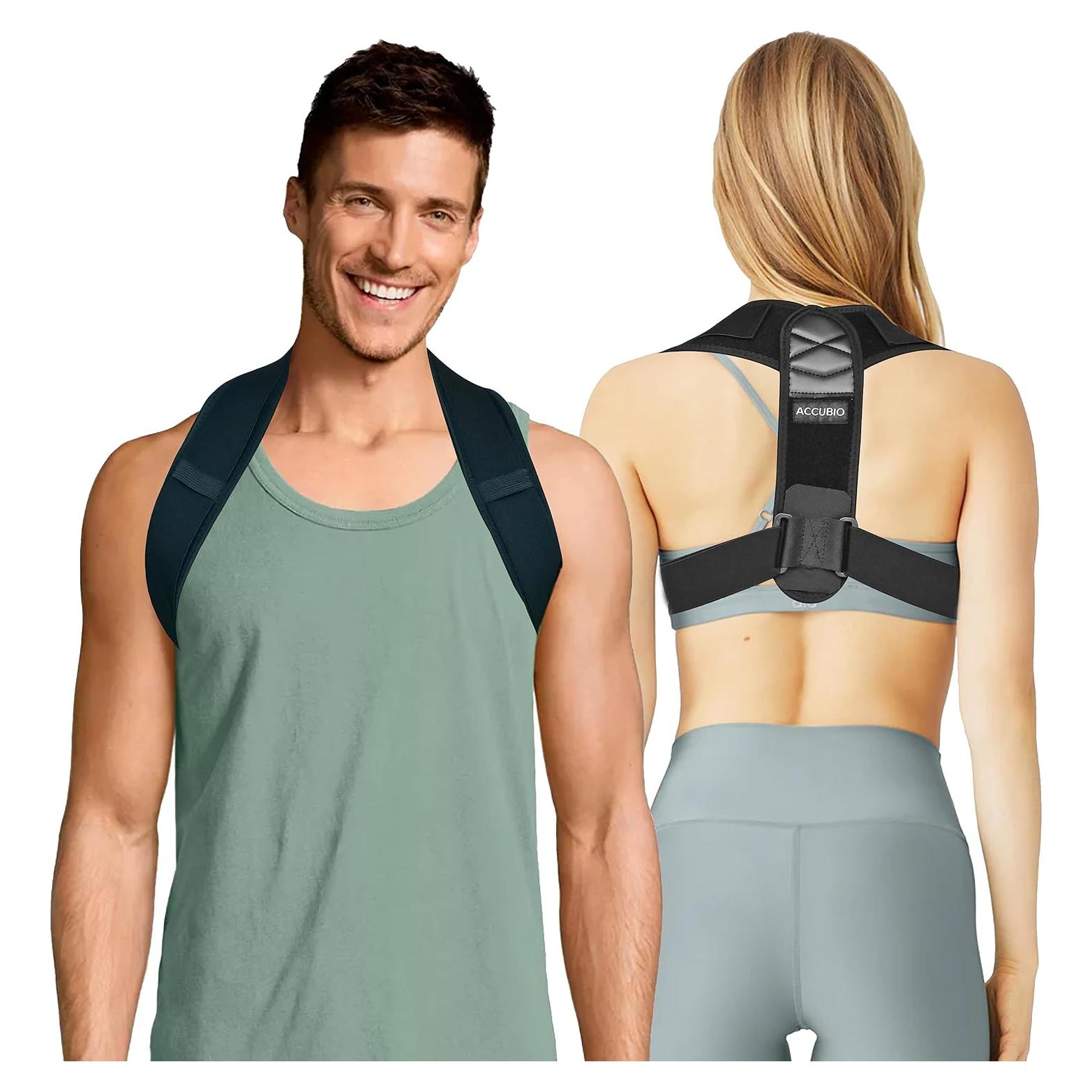 Corrector de Postura ACCUBIO Ajustable para Espalda y Clavícula