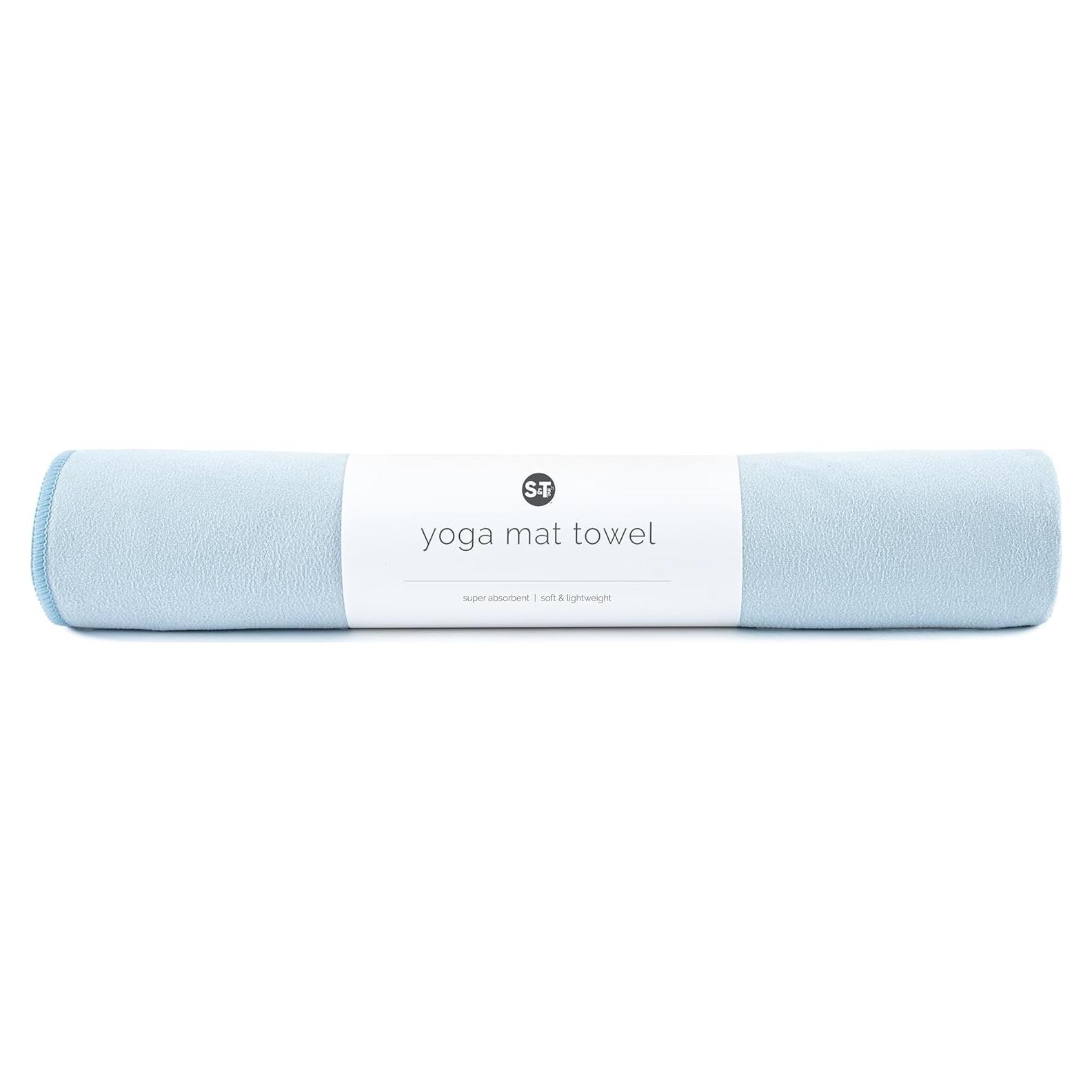 Toalla de Yoga S&T INC. Microfibra Azul 67x183 cm Absorbente