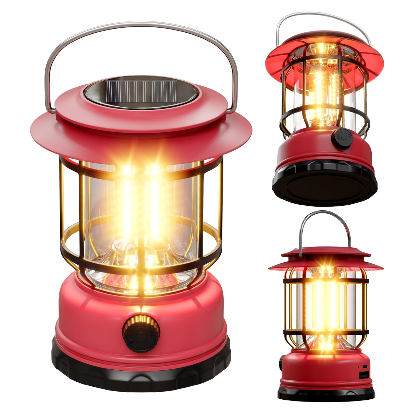 Linterna Solar LED KUNDGLA 1500LM 2600mAh 3Pack Rosa