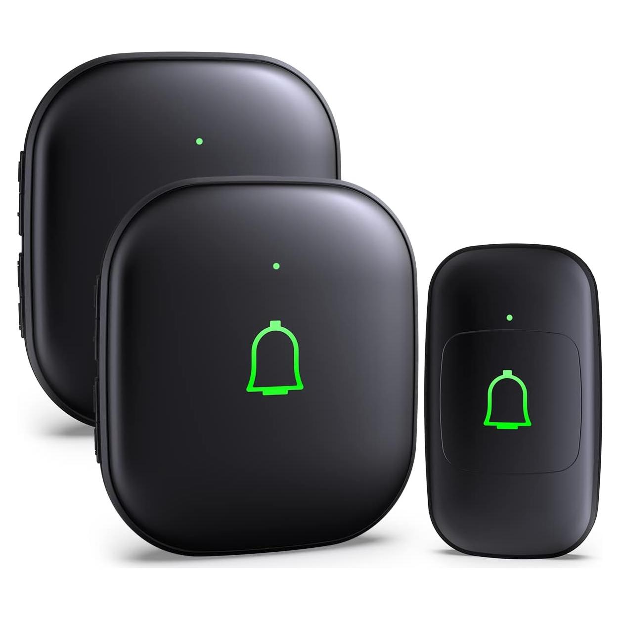 Timbre Inalámbrico LeadGo con 2 Receptores IP66 300m 32 Tonos