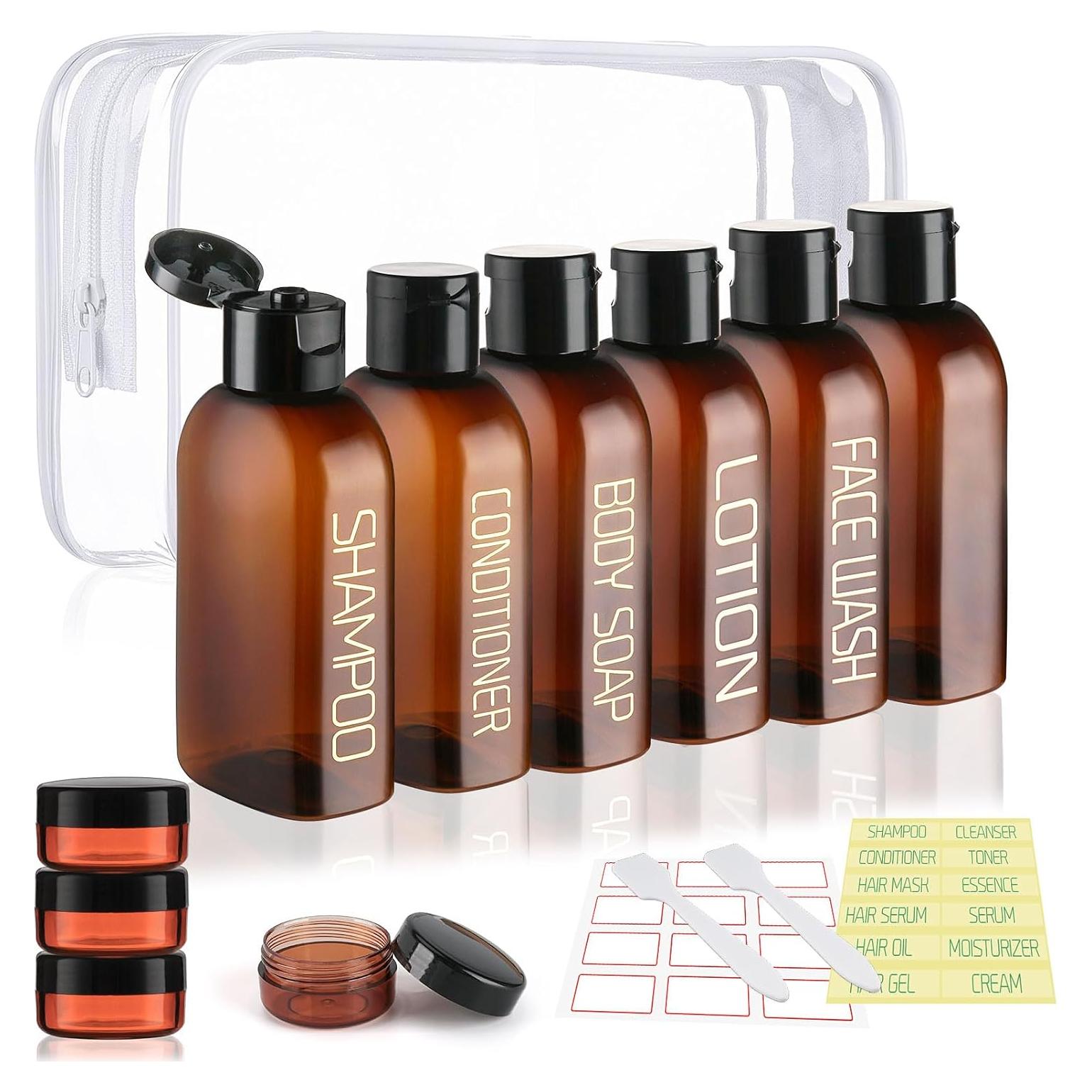 Botellas de Viaje Cosywell 10PCS 100ml Aprobadas por TSA