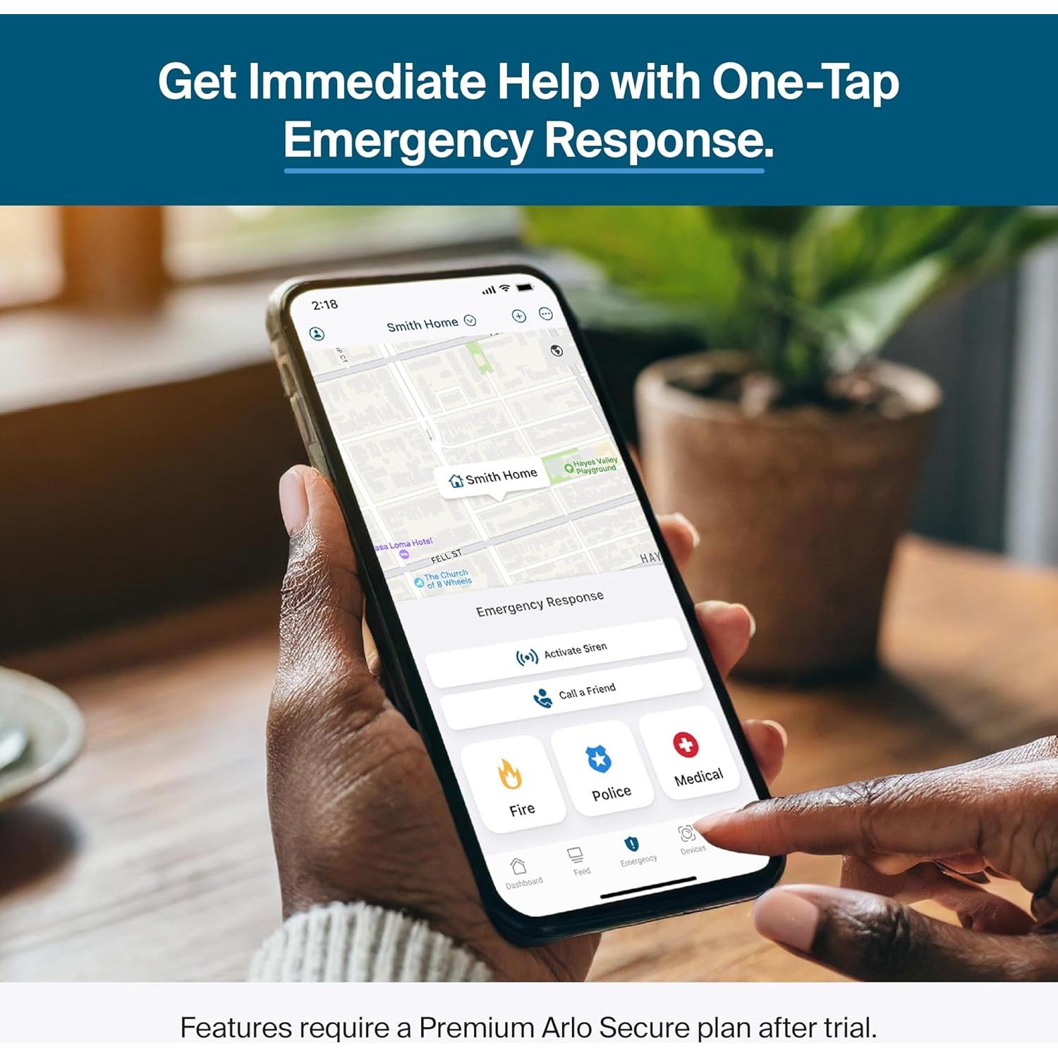 Cámara de Seguridad Arlo Pro XL 2K HDR Batería XL 160°