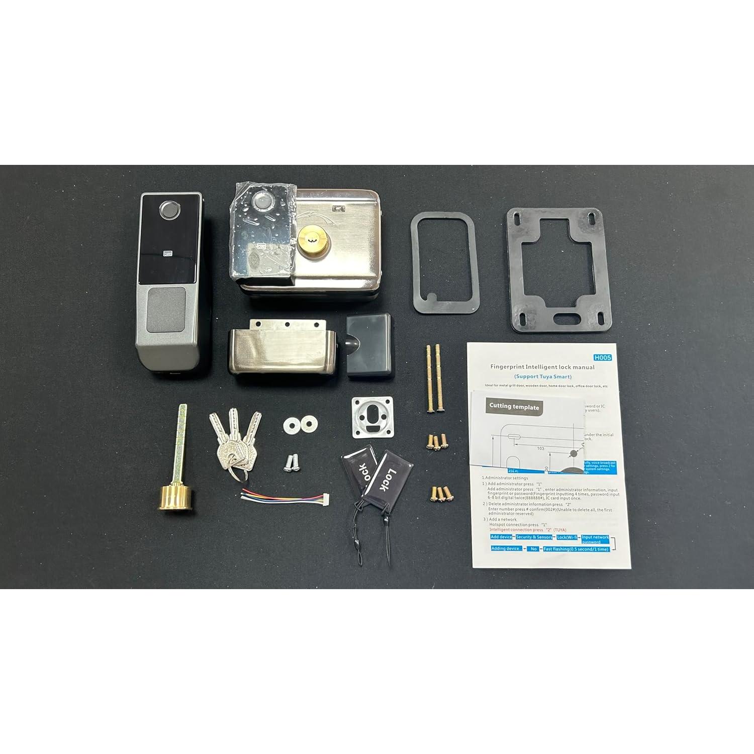 Cerradura Inteligente We Technology R03YDFP Biometrica 5 en 1