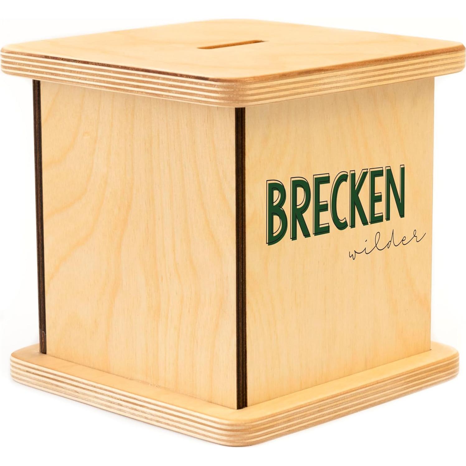 Hucha de Madera Personalizada BloomOwl para Niños y Bebés