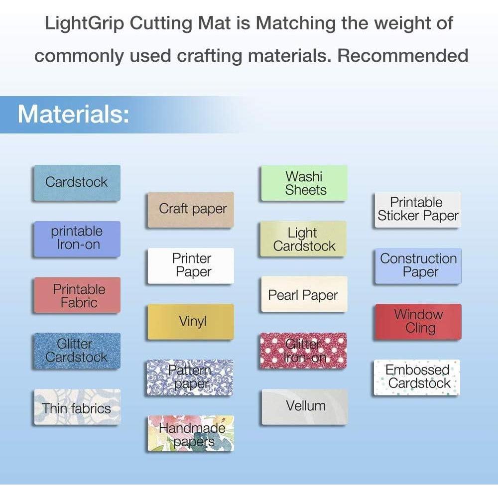 Mat de Corte REALIKE 12x12 para Silhouette Cameo - 3 Mats