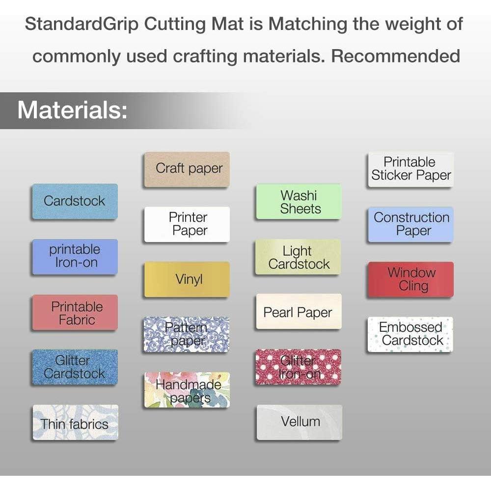 Mat de Corte REALIKE 12x12 para Silhouette Cameo - 3 Mats