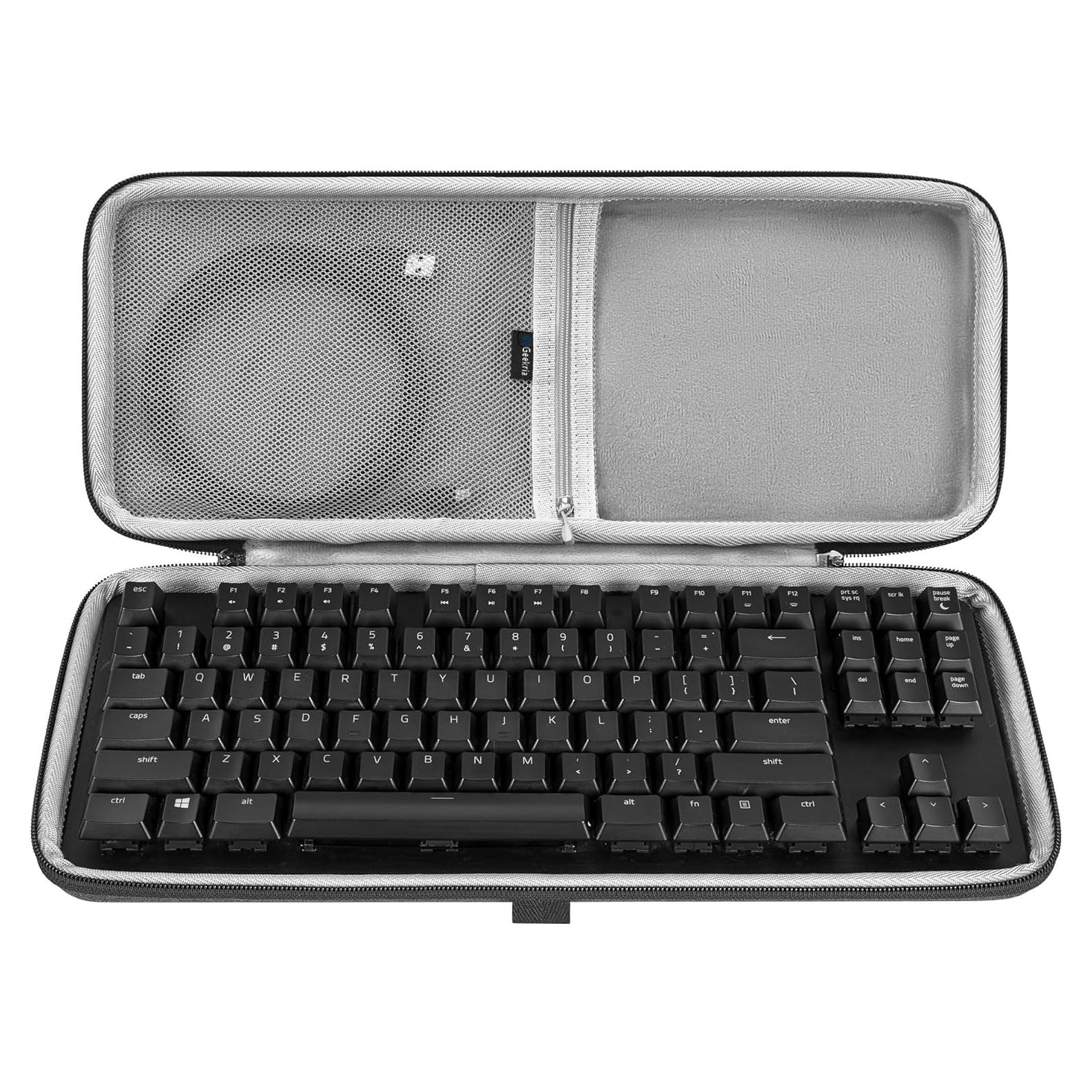 Funda Dura para Teclado TKL Geekria KSB1-10, 36.5x14x4.5cm