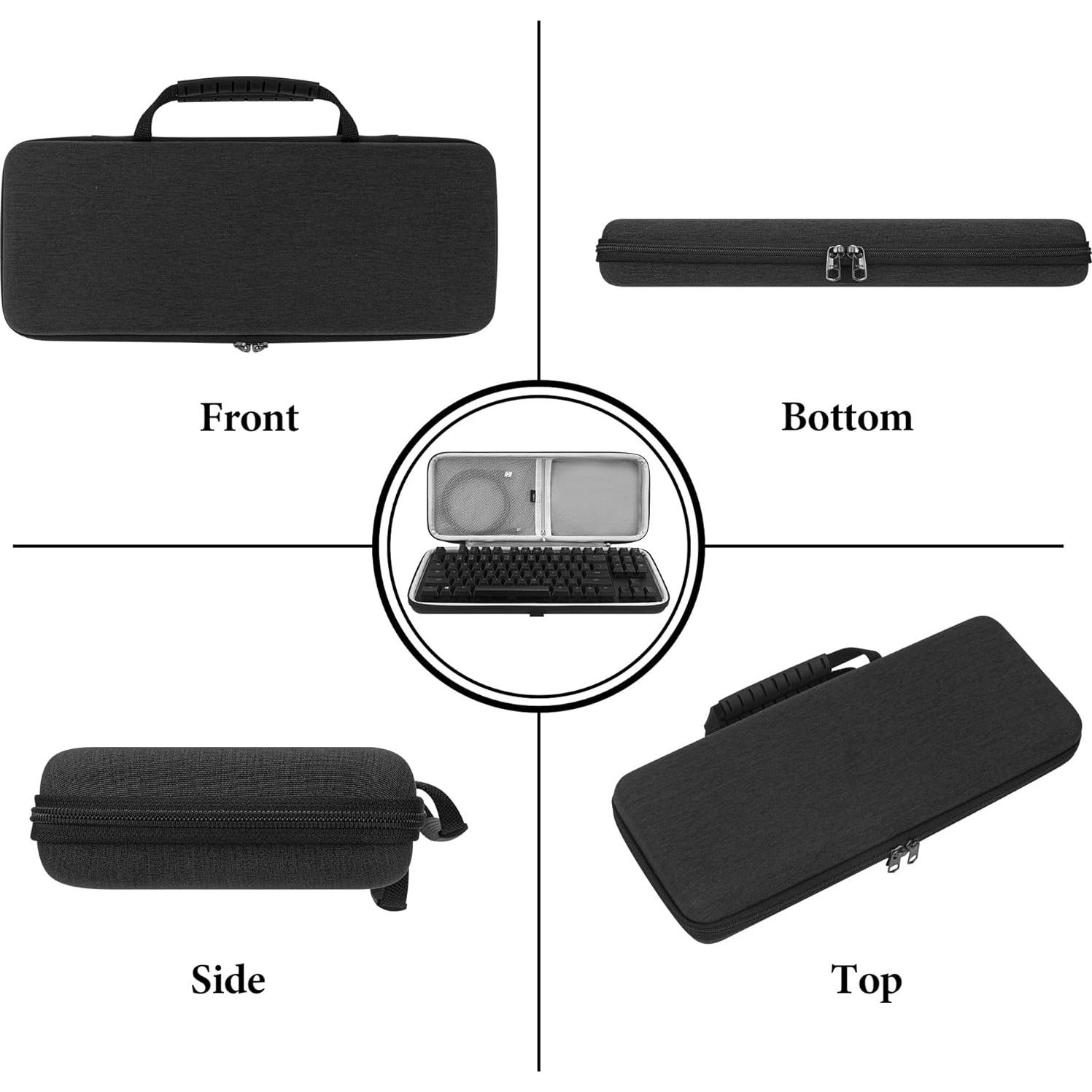 Funda Dura para Teclado TKL Geekria KSB1-10, 36.5x14x4.5cm