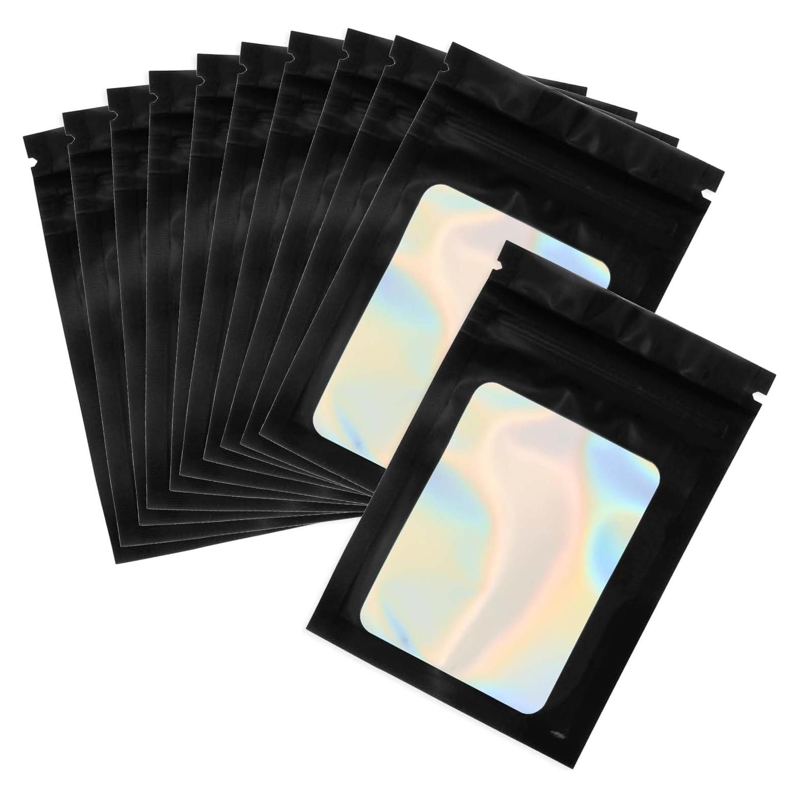 Bolsas de Empaque Holográficas PATIKIL 7x10 cm 50 Pcs