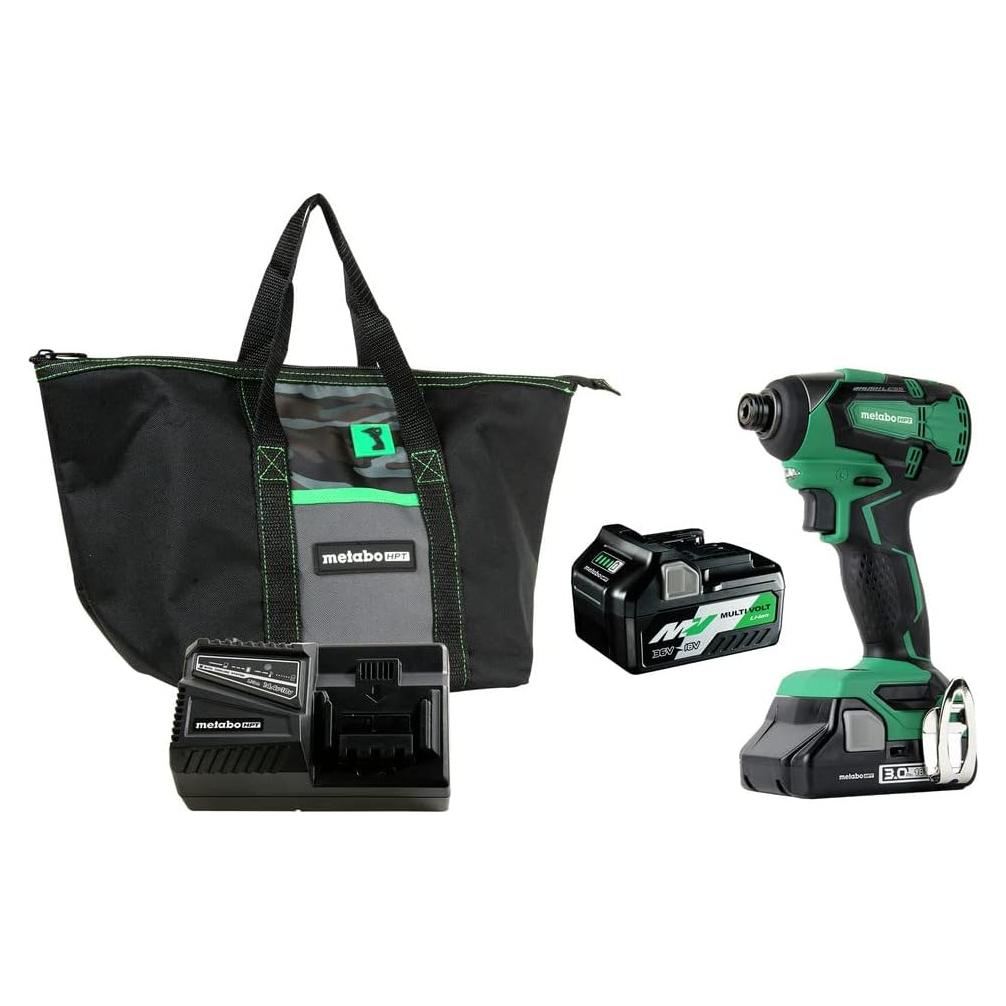 Destornillador de Impacto Inalámbrico Metabo HPT WH18DBFL2T 18V