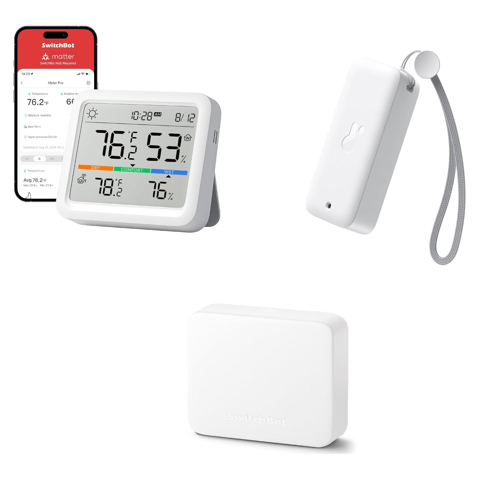 SwitchBot Medidor Pro Temperatura y Humedad Bluetooth