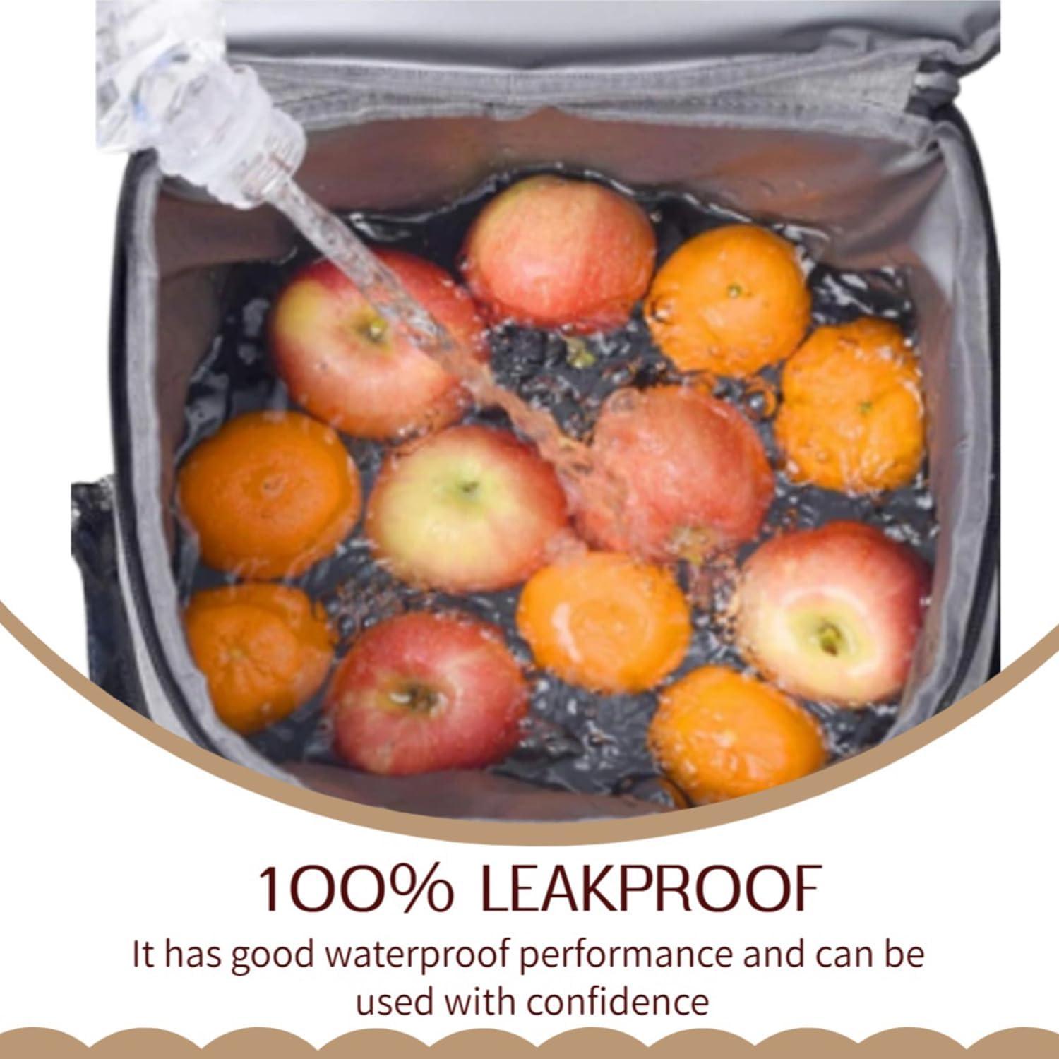 Mochila Cooler Aislada XINFULLWOL 21L Azul Gemstone Plegable