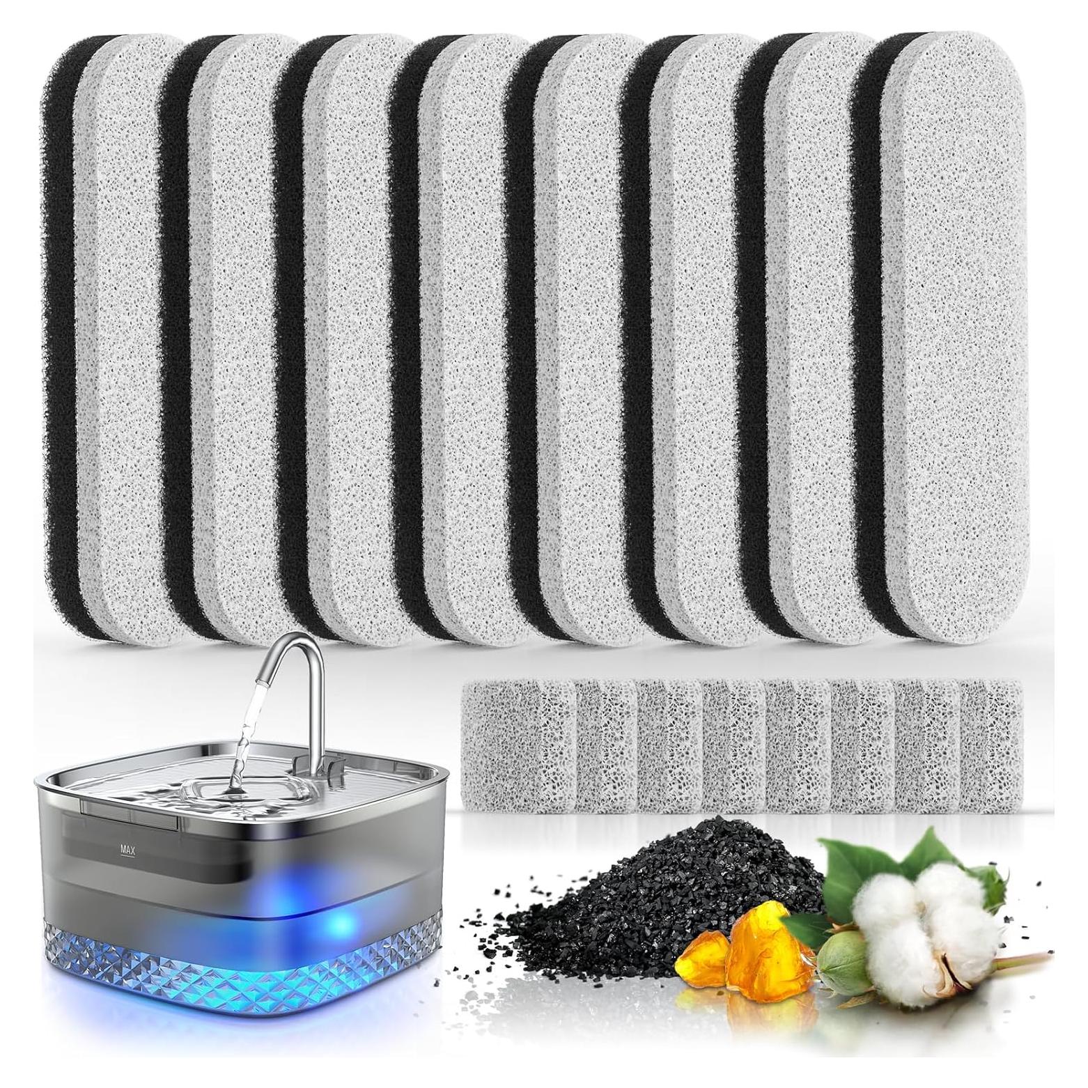 Filtros y Esponjas para Fuente de Agua Gatos DCIOGAT 8 Pzs