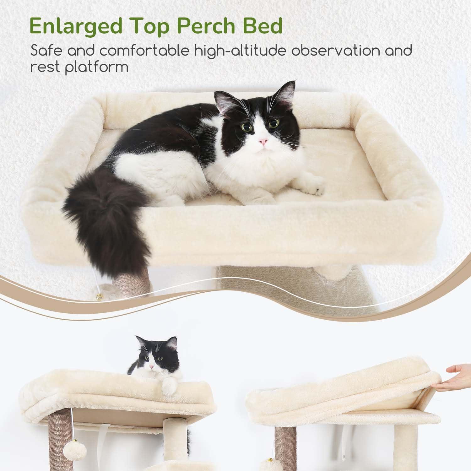 Torre de Árbol para Gatos Globlazer F70 Pro 177.8 cm Beige