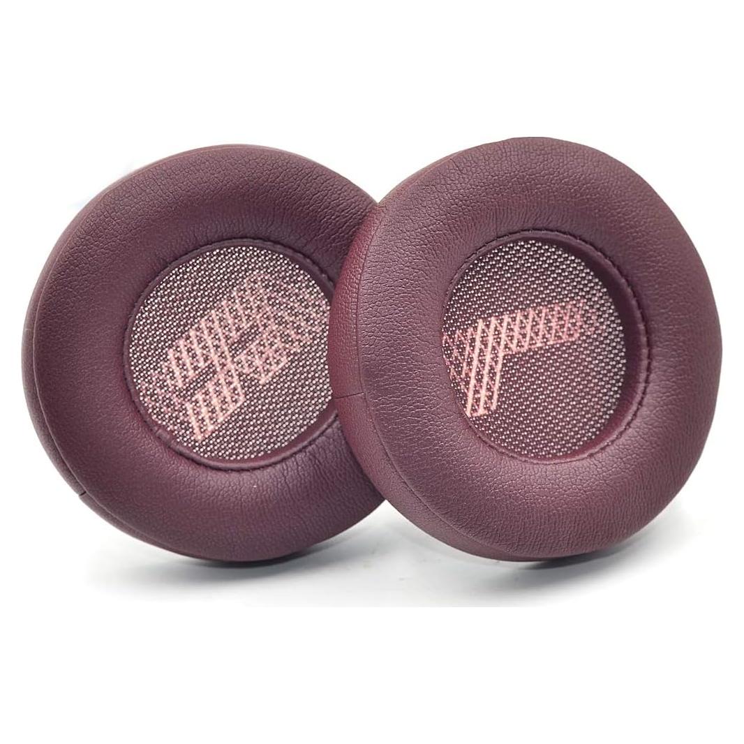 Almohadillas de Reemplazo Defean para Auriculares JBL Live 400BT - Espuma y Cuero Suave (Rojo)