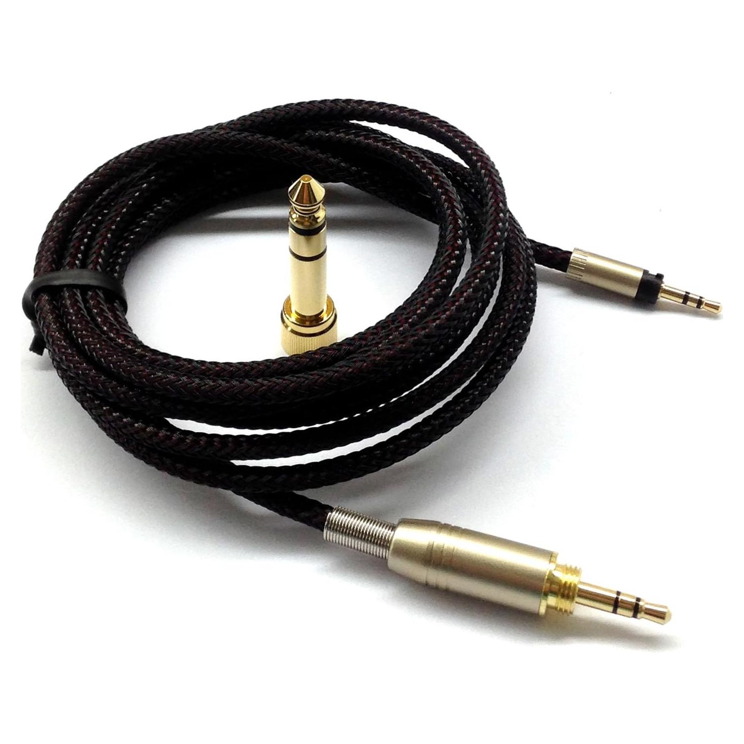 Cable de audio de reemplazo NewFantasia 1.8m para Sennheiser
