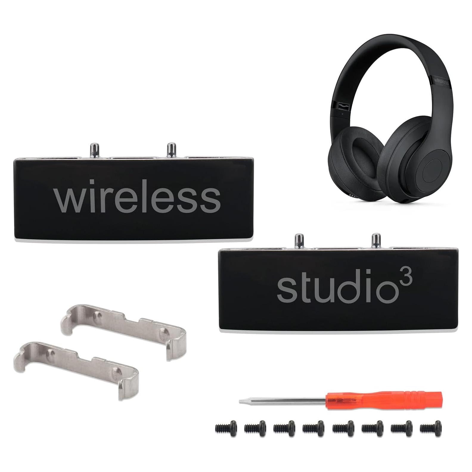 Repuestos de bisagra para auriculares Beats Studio 3 - Negro