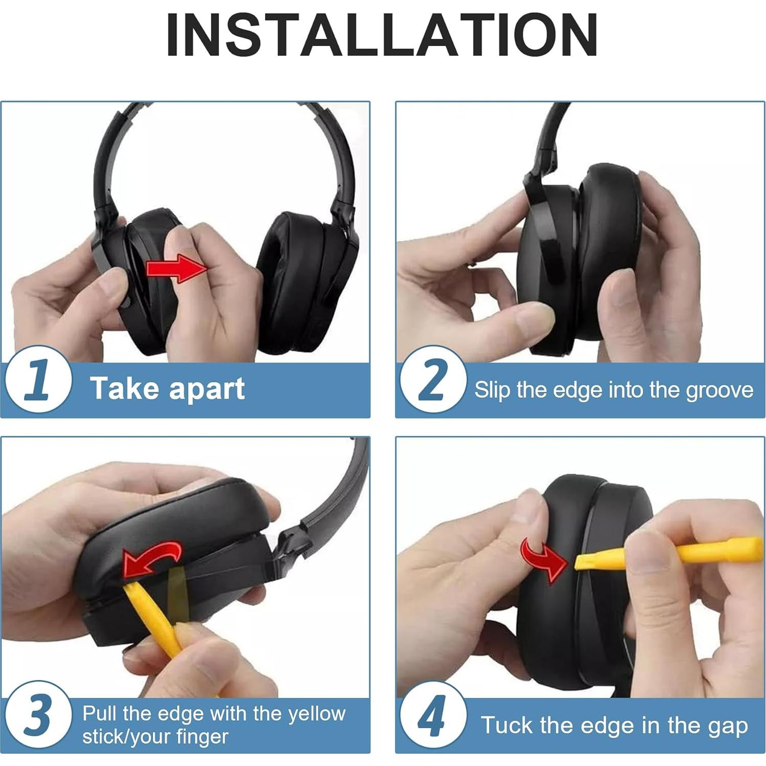 Almohadillas de Reemplazo Skullcandy para Crusher y Hesh 3 - Negro