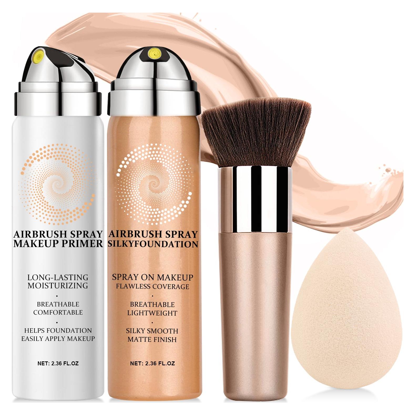 Spray de Base AirBrush Scarman 28.35g Natural - Cobertura Completa