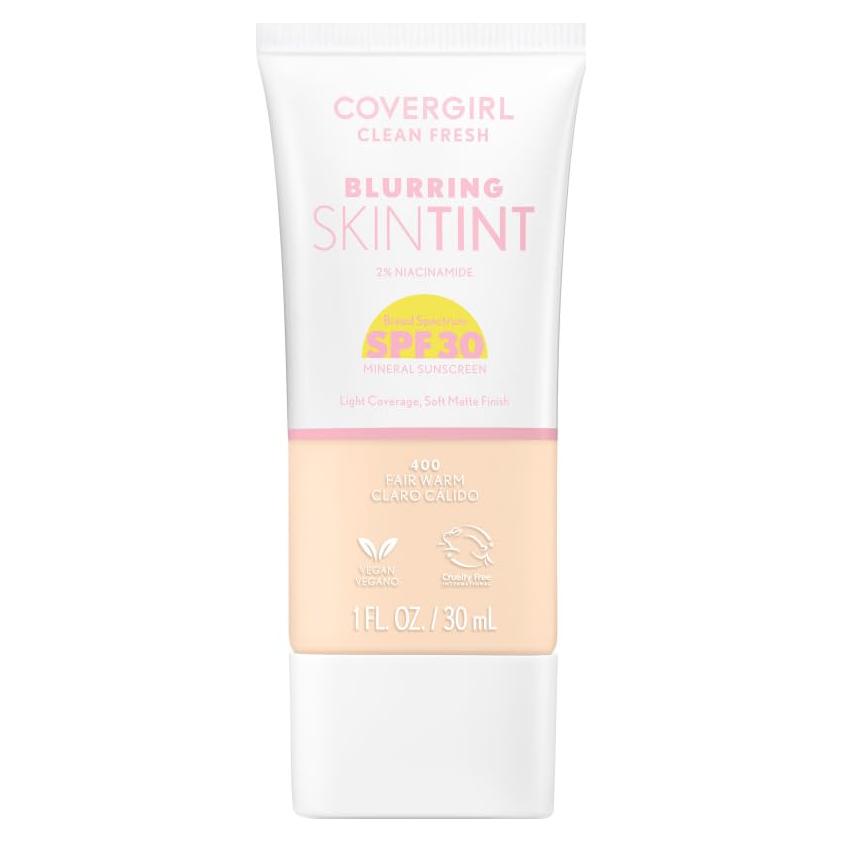 Base Líquida COVERGIRL Clean Fresh SPF 30 29.57 ml Justo Cálido