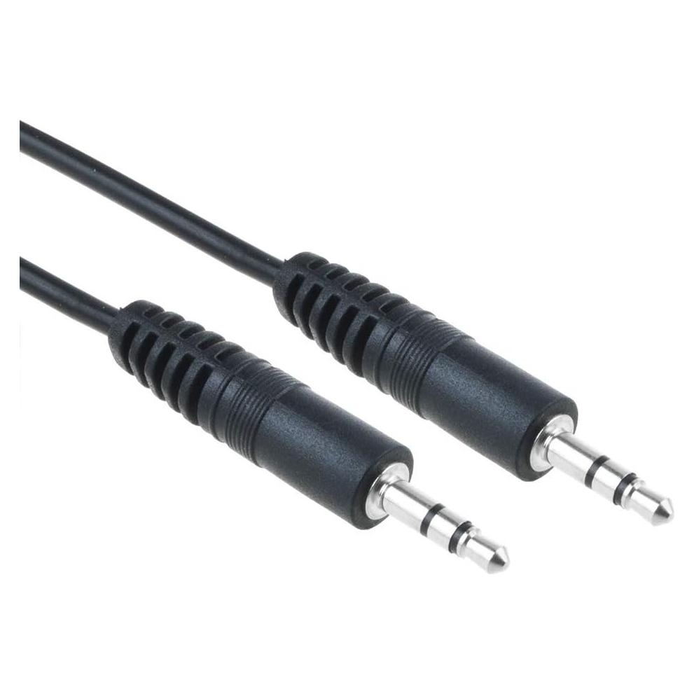 Cable de Audio AUX 3.5mm Negro Premium 1.83m J-ZMQER