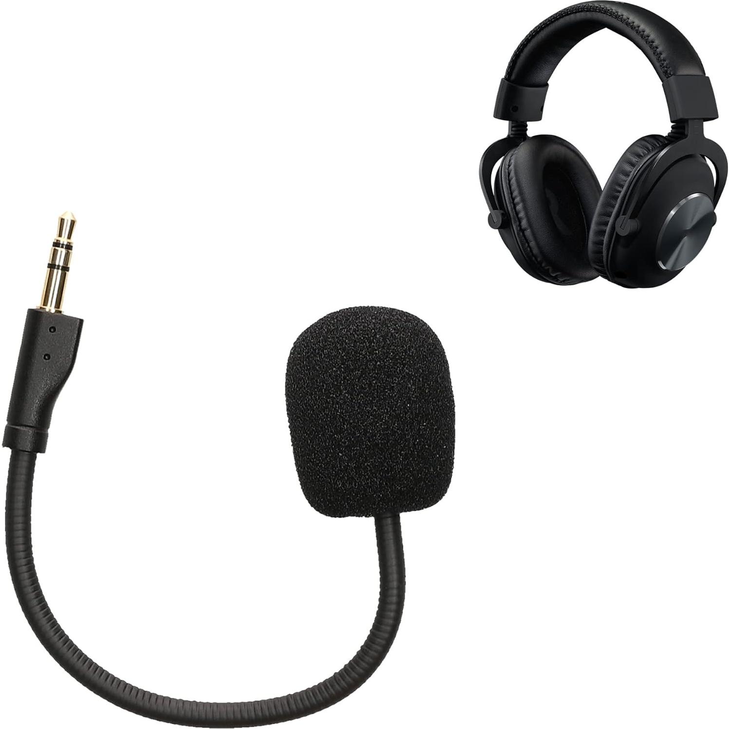 Micrófono de Reemplazo KWmobile para Logitech G Pro X - Negro