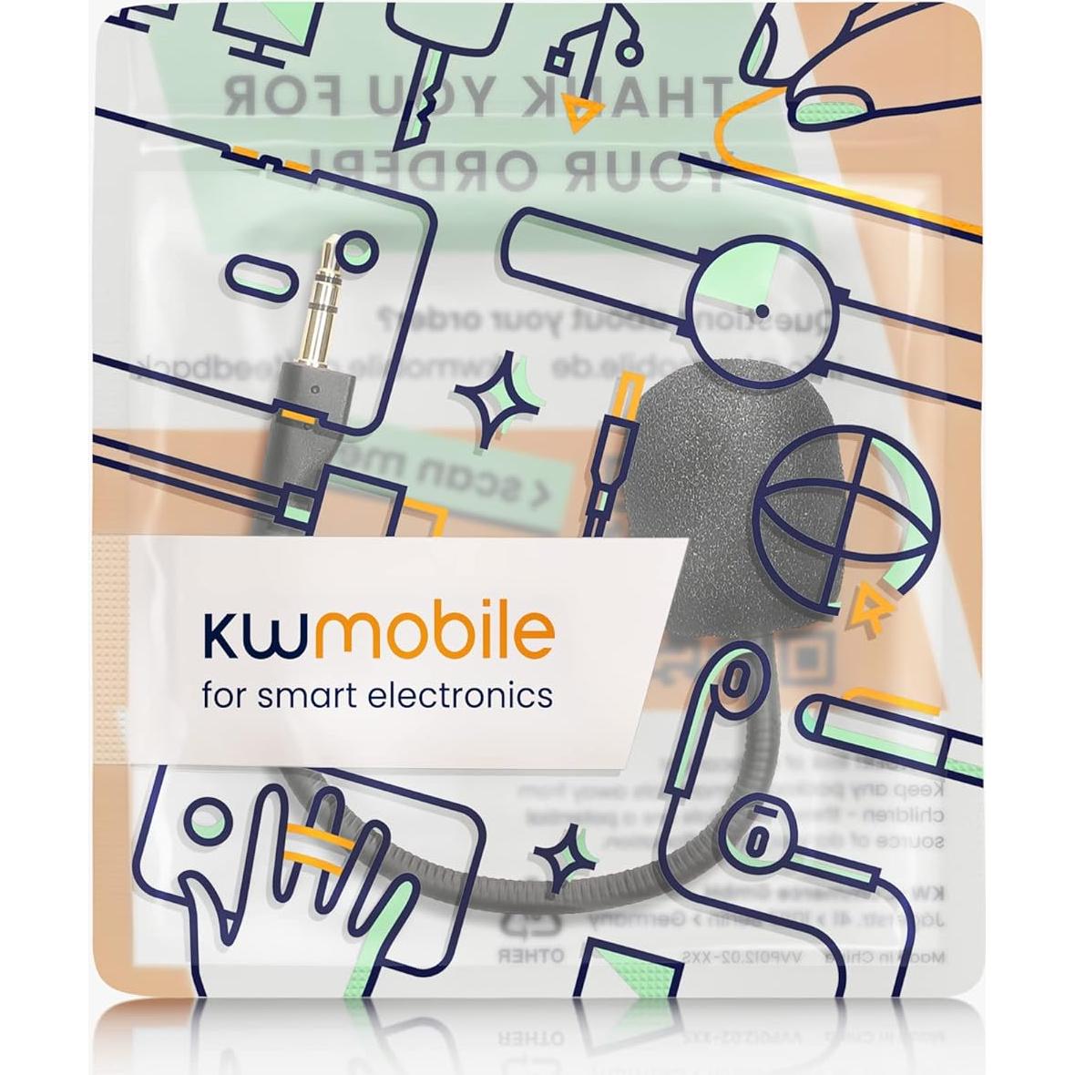 Micrófono de Reemplazo KWmobile para Logitech G Pro X - Negro