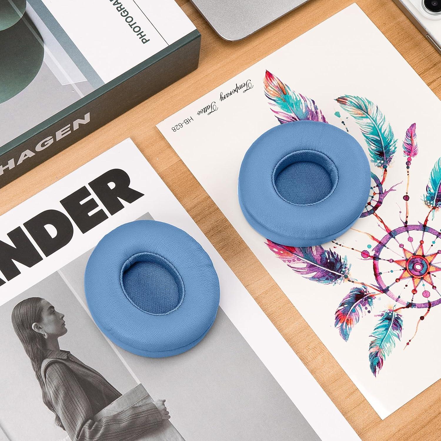 Almohadillas de Repuesto Linkidea para Auriculares Beats Solo 4 Azul