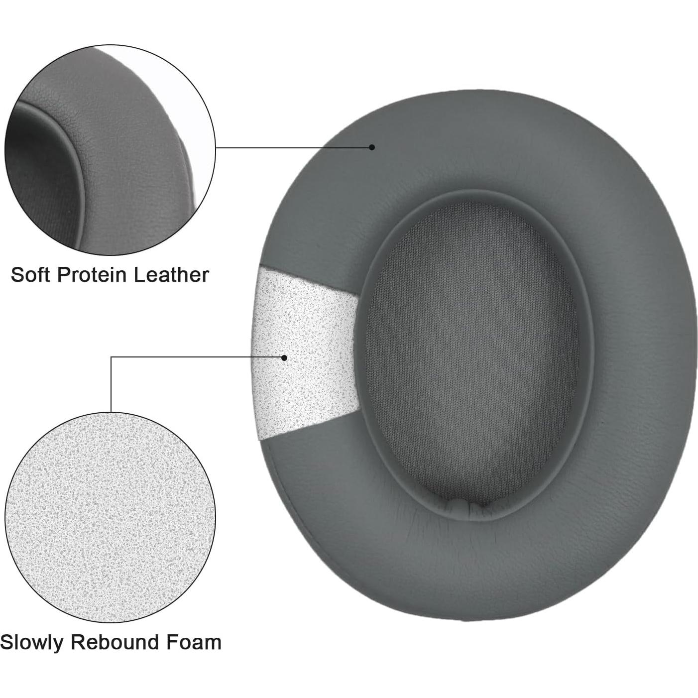 Almohadillas de Repuesto Niukeke para Beats Studio 2.0/3.0 - Espuma de Memoria y Cuero Suave