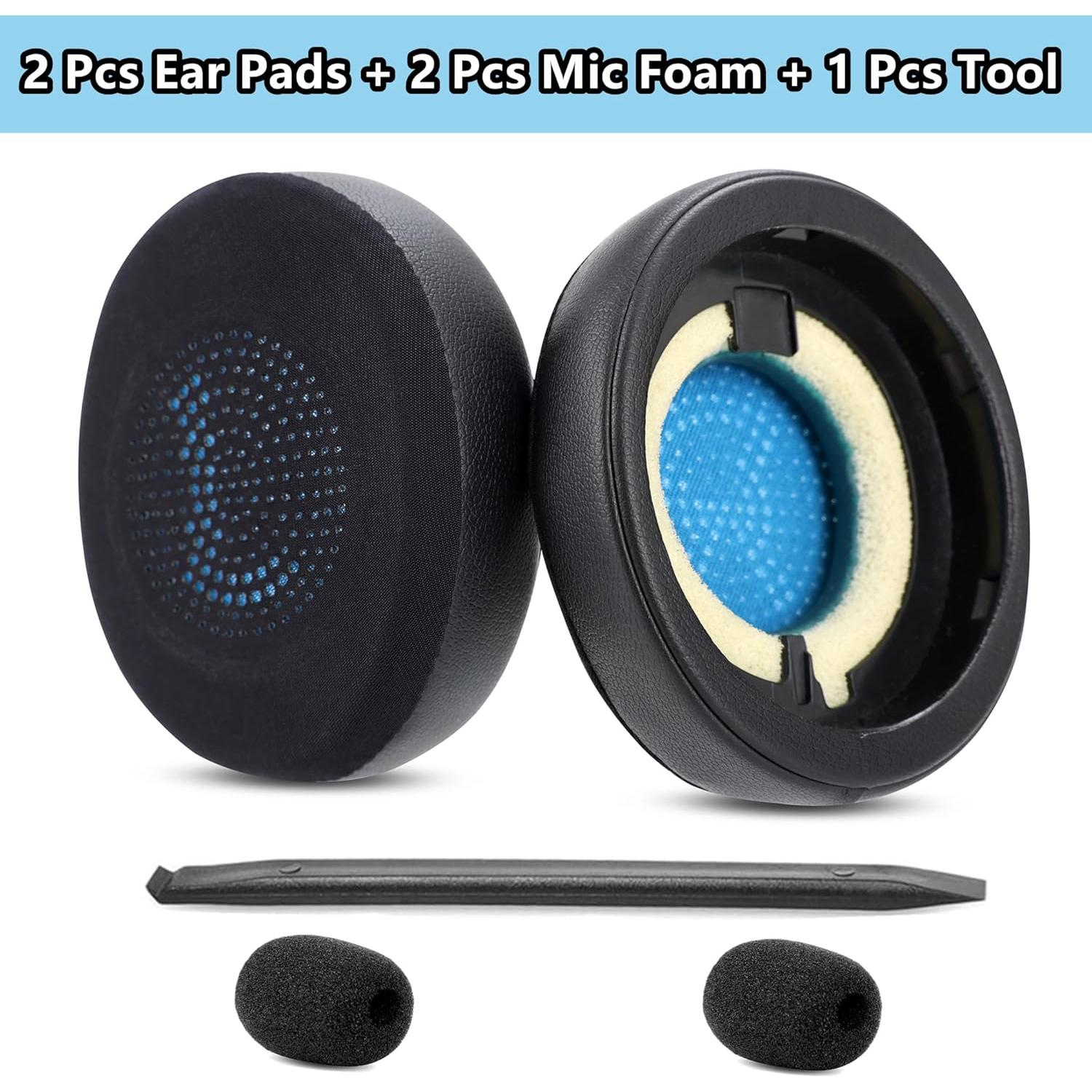 Almohadillas de Gel Refrigerante TaiZiChangQin para Jabra Evolve2 65/40 y Elite 45h