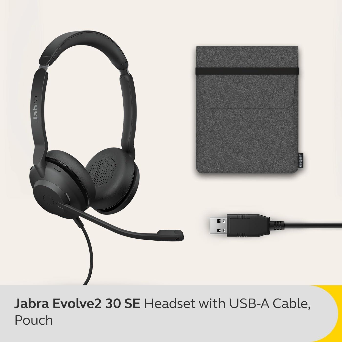 Auriculares Jabra Evolve2 30 SE USB-A Estéreo con Micrófono