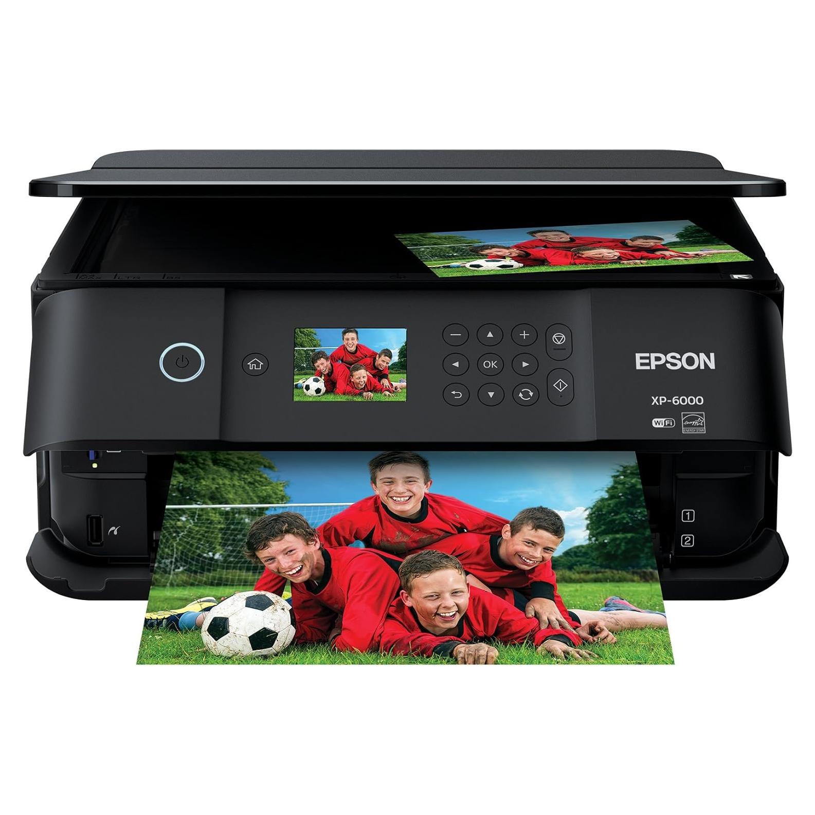 Impresora de fotos a color inalámbrica Epson XP-6000