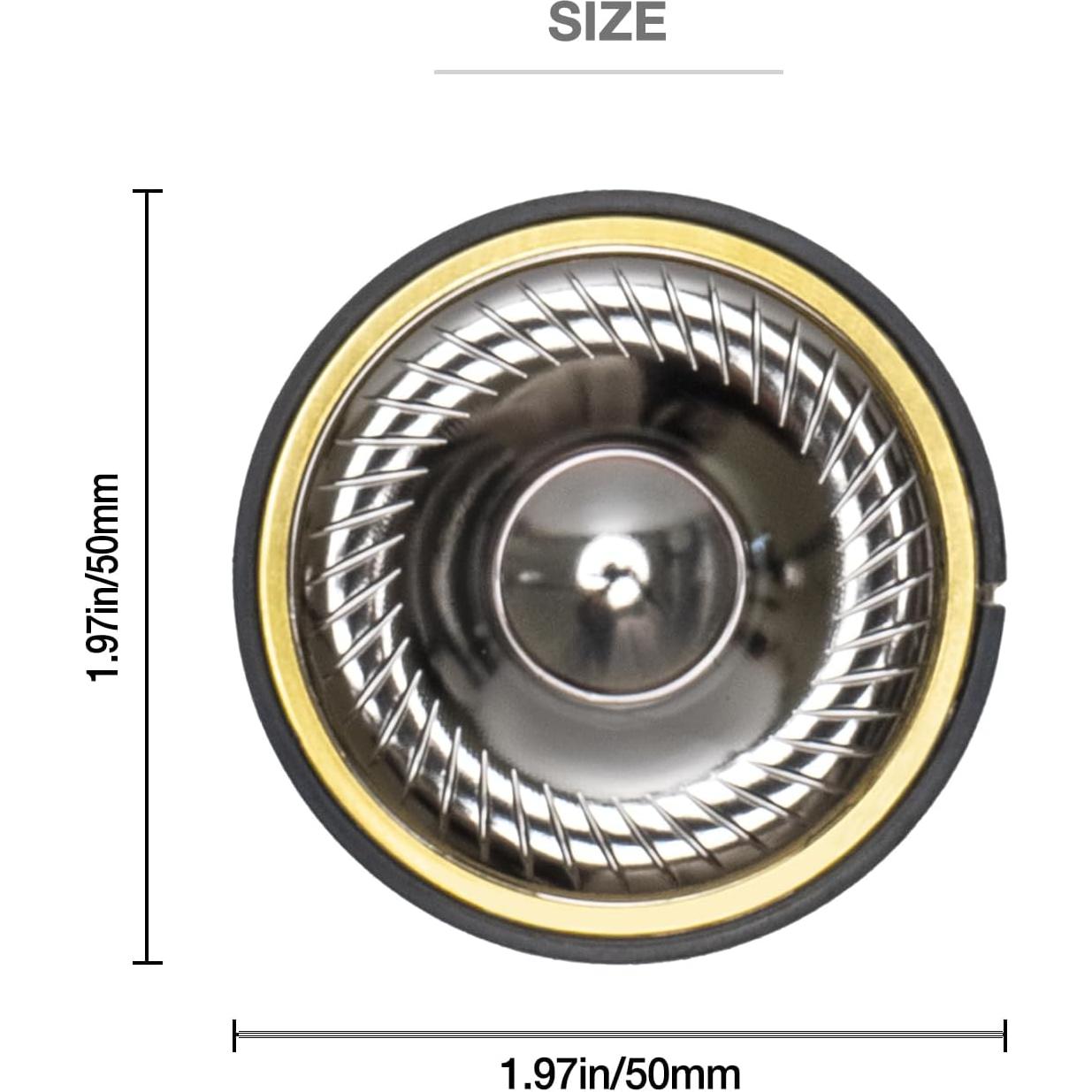 Controlador de altavoz de auriculares Voarmaks 50mm 32 Ohm