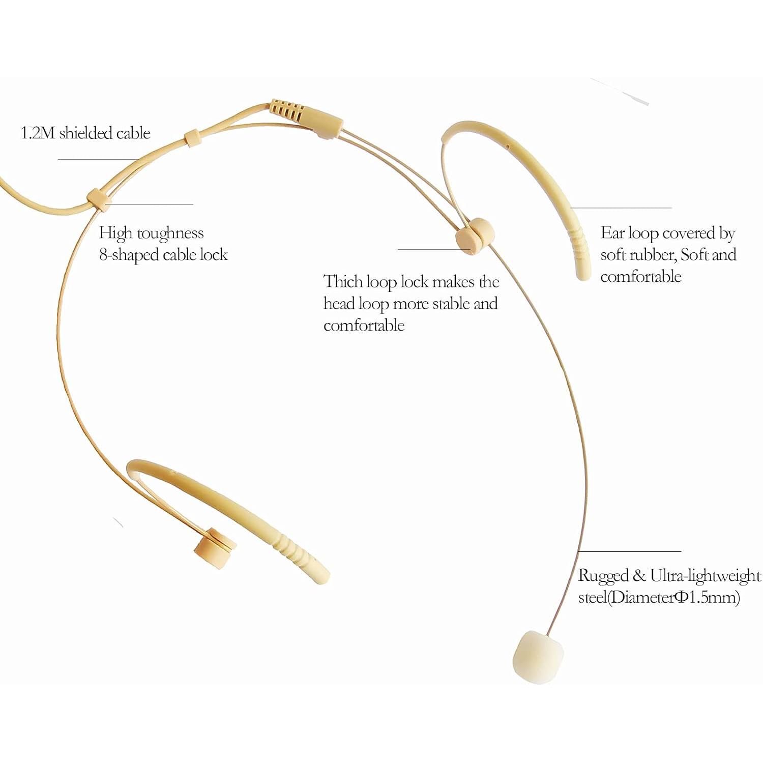 Micrófono de Auricular Sennheiser SJ-1810 Beige 25g