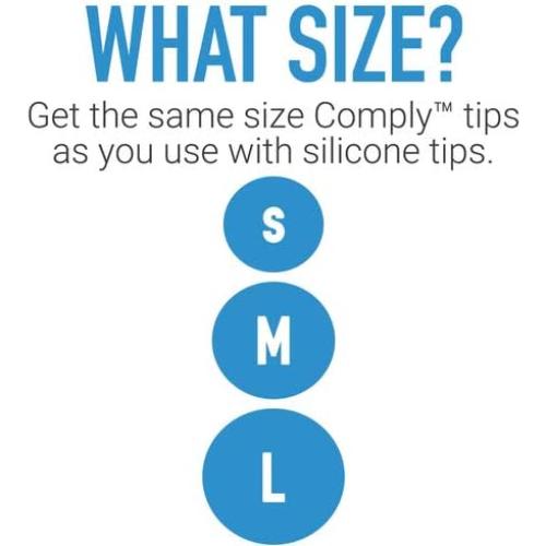 Consejos de espuma Comply para Beats Powerbeats Pro - Grande (3 pares)