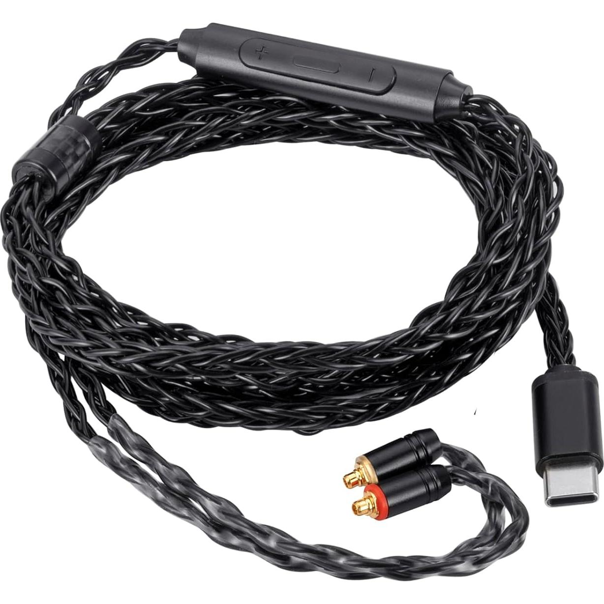Cable USB-C a Dual MMCX Uncle Light 1.3m Hi-Fi Audio