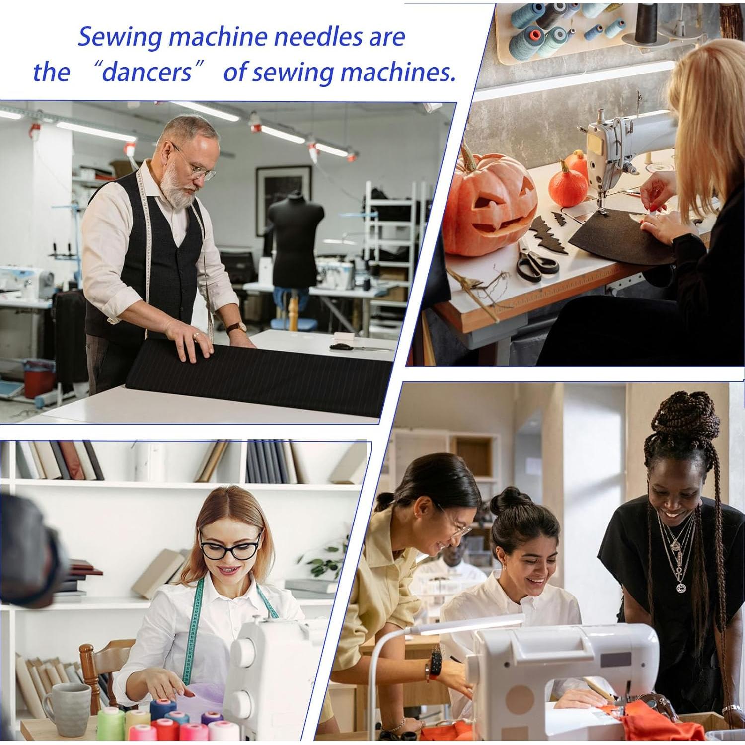 50 Agujas de Máquina de Coser SEWPASAM Universal HAX1