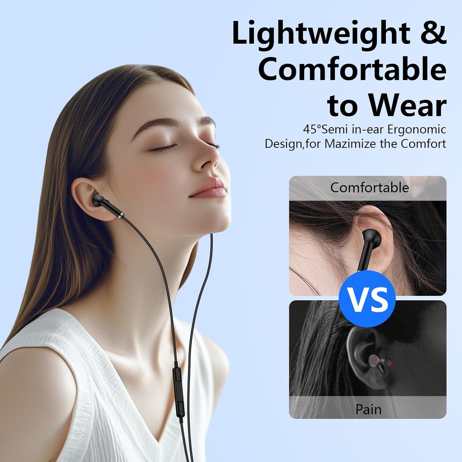 Auriculares Intrauditivos USB C Samsung J-ES con Micrófono