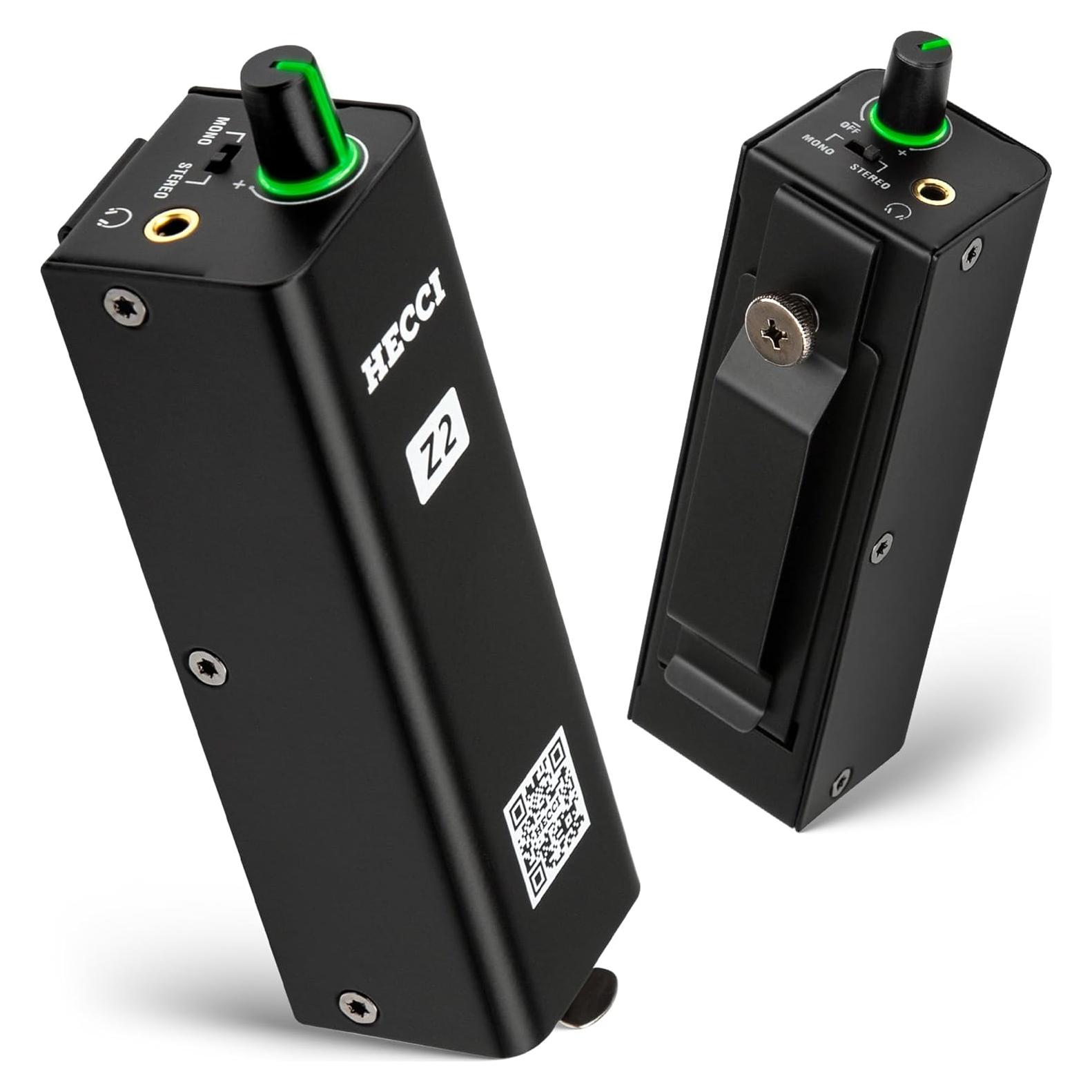 Amplificador In-Ear Hecci Z2 con Salida XLR y TRS, 198g