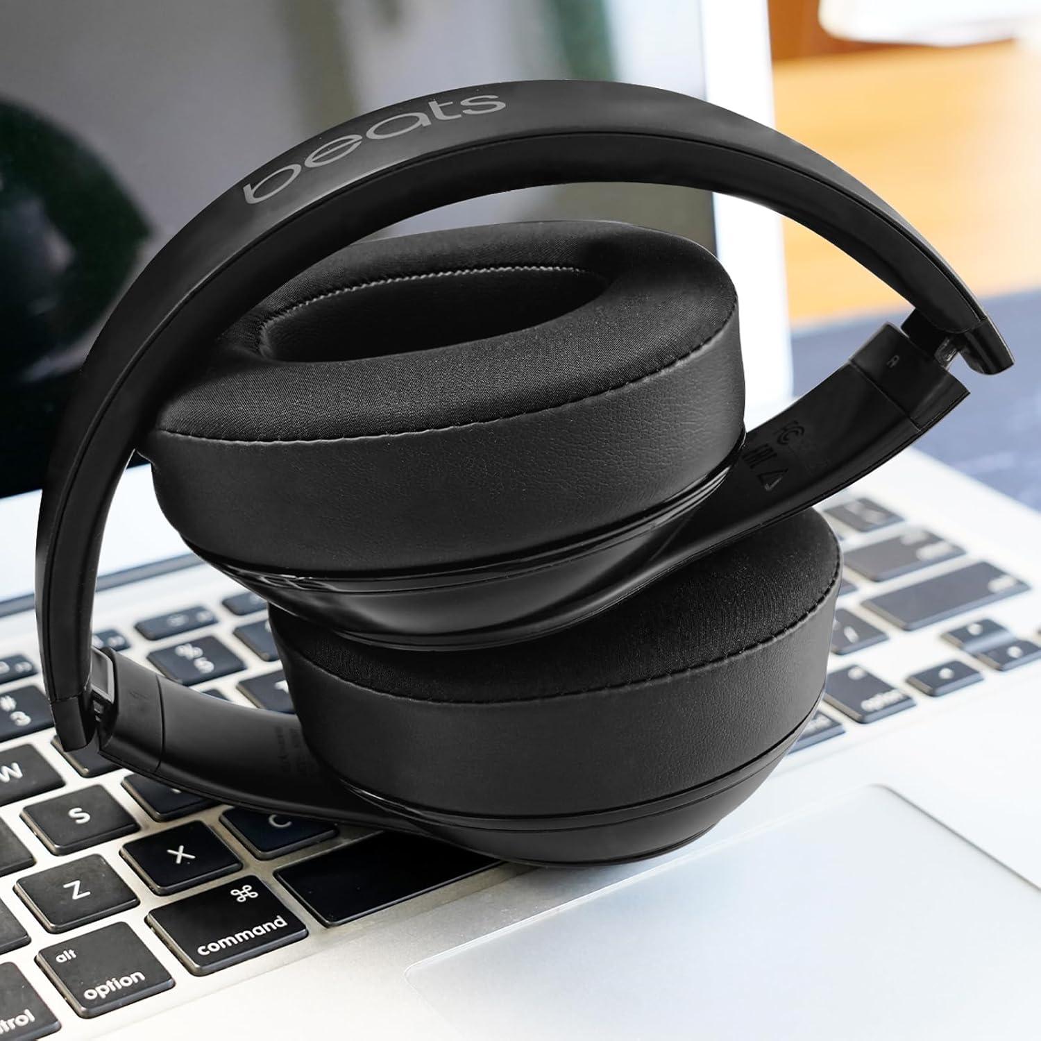 Almohadillas de Repuesto GEVO para Auriculares Beats Studio 2/3 Gel Negro