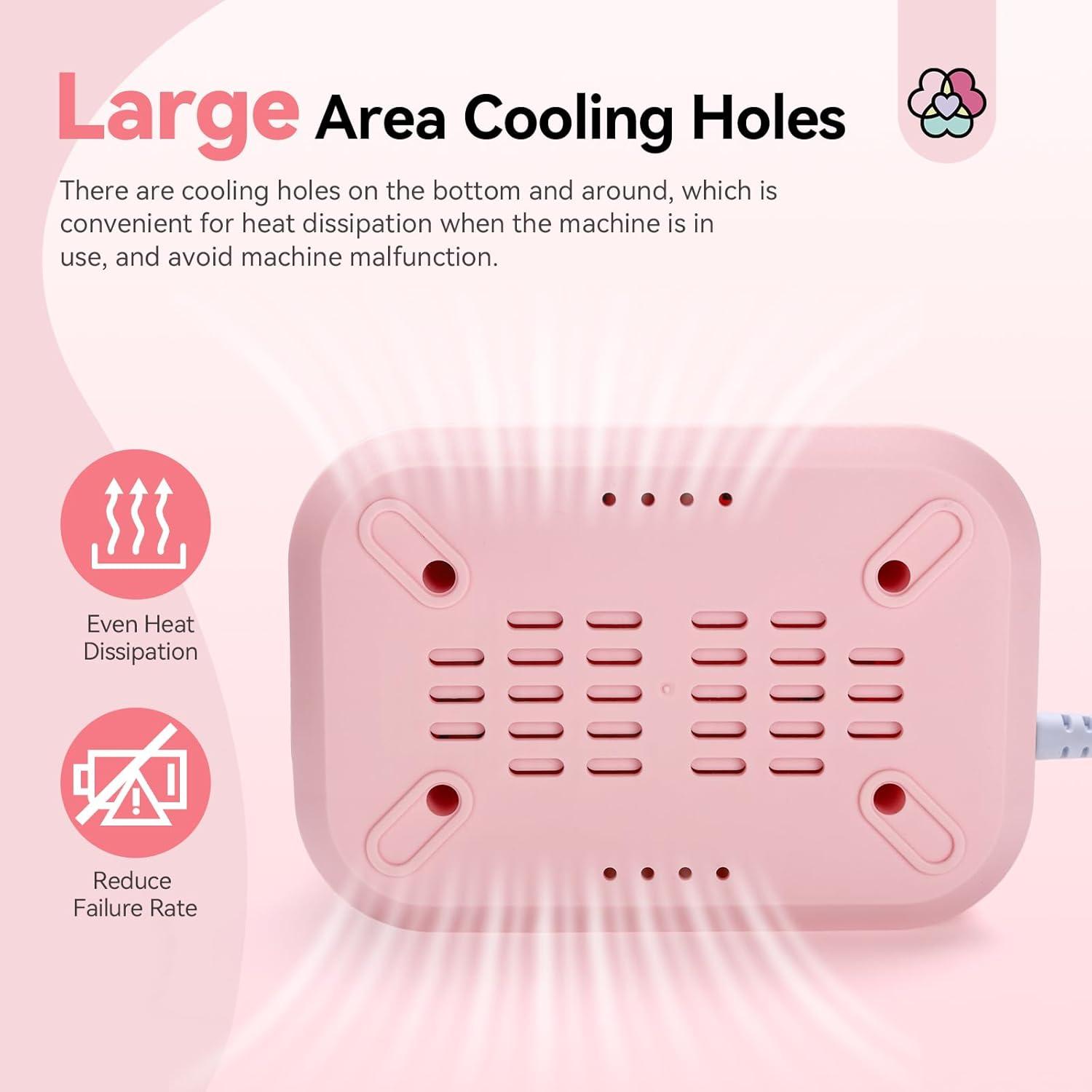 Esterilizador Eléctrico de Herramientas de Uñas SAVILAND Rosa