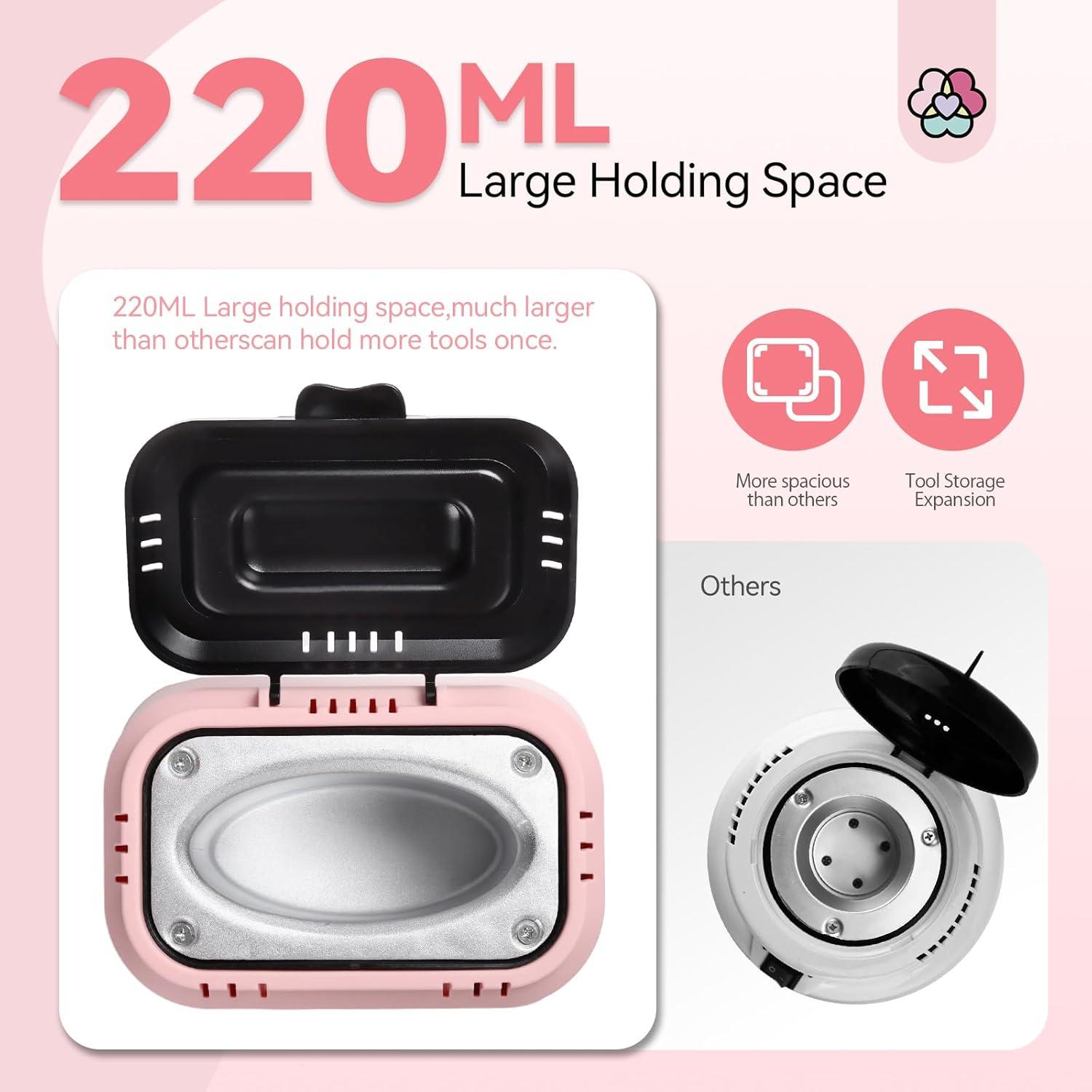 Esterilizador Eléctrico de Herramientas de Uñas SAVILAND Rosa