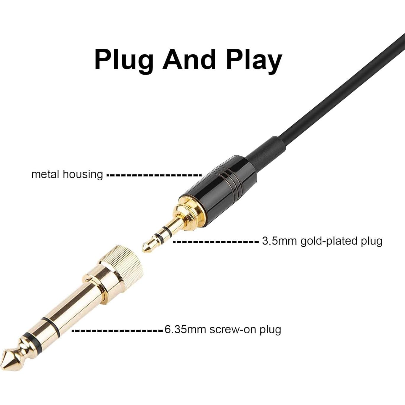 Cable de audio Toxaoii 1.4m-4.1m para Beyerdynamic y AKG