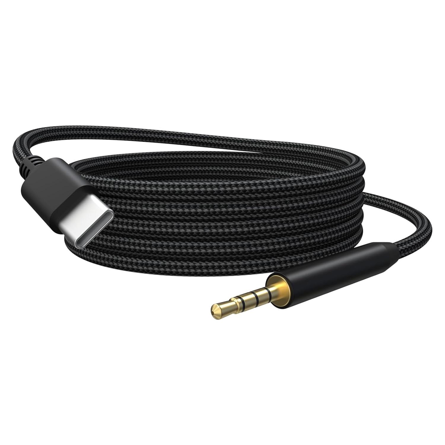 Cable de audio USB C a 2.5mm Toeasor para auriculares Bose