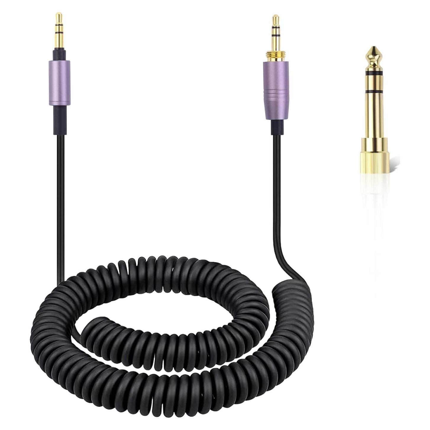 Cable de audio en espiral Hizsoaor 4.27m para Audio Technica