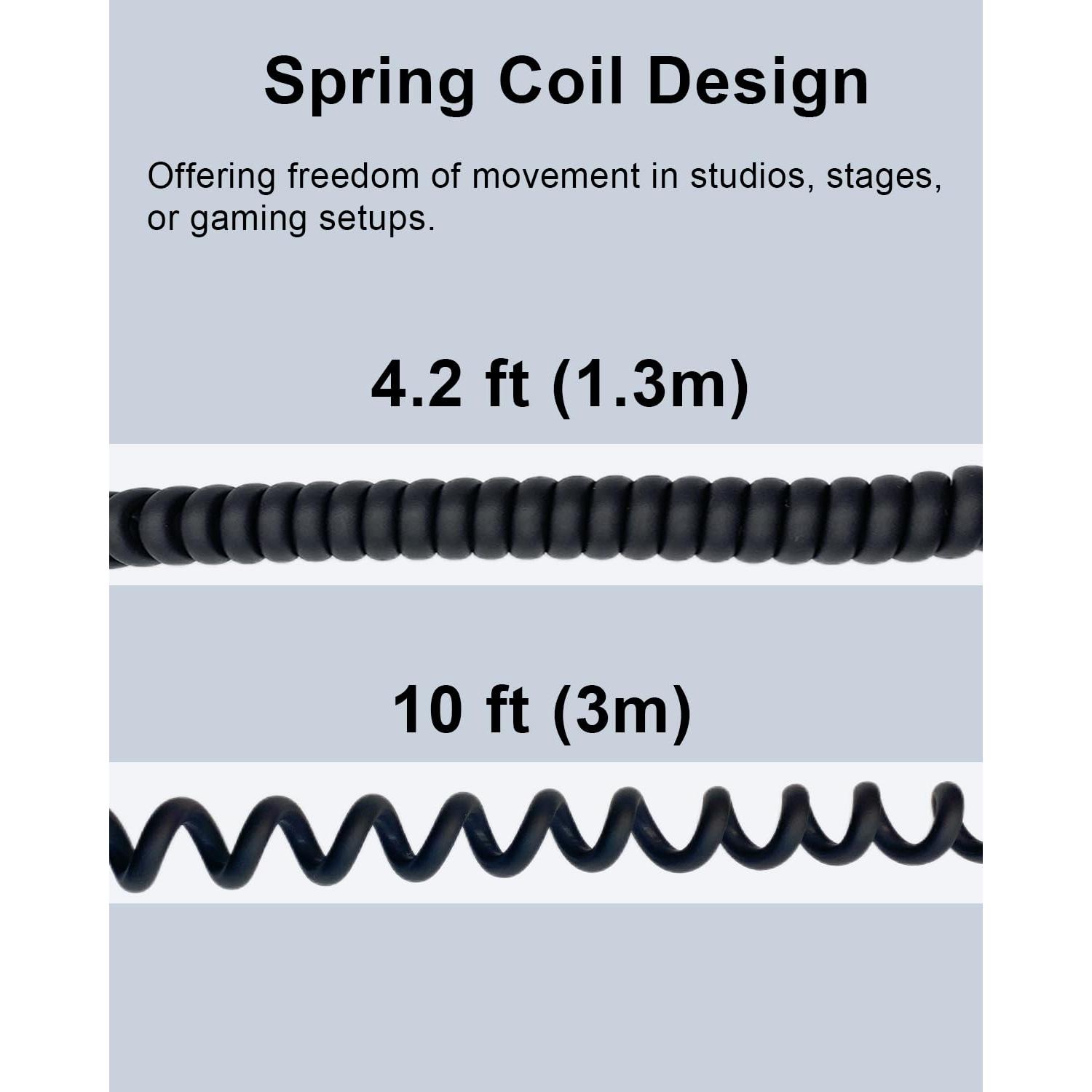 Cable de Reemplazo Audio-Technica ATH-M50x 1.3m-3m Enrollado